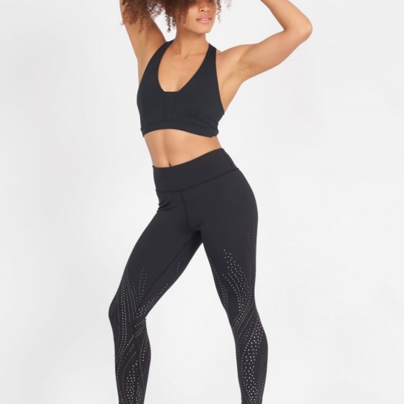 SPIRAL FOIL HIGH RISE LEGGING - Picture 2 of 4